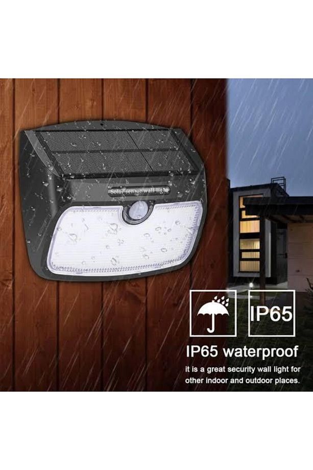 Çıkarılabilir Güneş Paneli Ile Açık Parlak 5w 48 Led Duvar Güneş Hareket Sensörü Işık - 6
