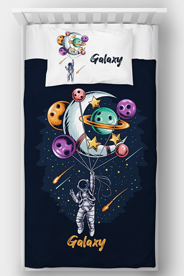 Single Decorative Bedspread Galaxy