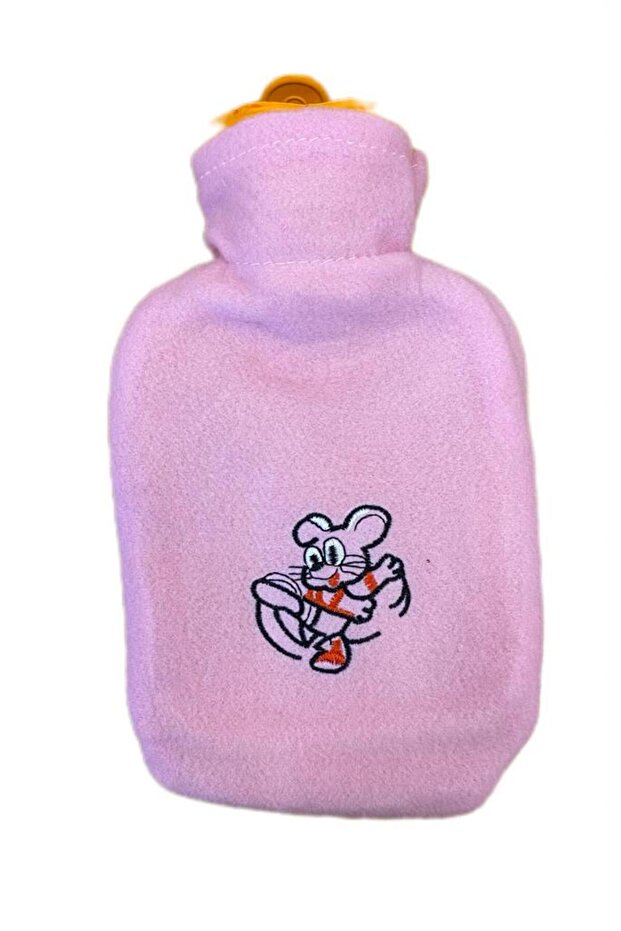 LİBOR SICAK SU TORBASI POLARLI KILIFLI KÜÇÜK BOY EL AYAK ISITICI TERMAFOR SU TORBASI K-8441-P - 1