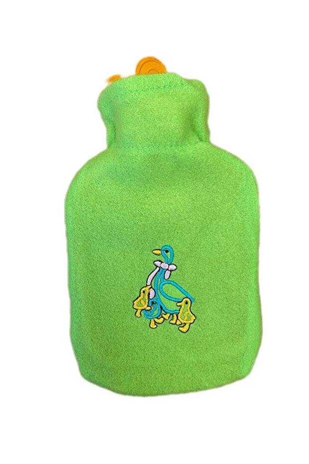 LİBOR SICAK SU TORBASI POLARLI KILIFLI KÜÇÜK BOY EL AYAK ISITICI TERMAFOR SU TORBASI K-8441-Y - 1