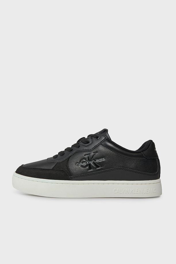 Logolu Deri Sneaker Ayakkabı YM0YM008850GM Erkek AYAKKABI YM0YM00885 0GM - 5