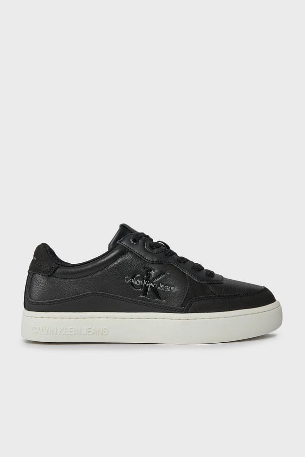 Logolu Deri Sneaker Ayakkabı YM0YM008850GM Erkek AYAKKABI YM0YM00885 0GM - 1