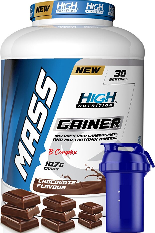 High Nutrition Gainer Çikolata Aromalı Karbonhidrat Tozu Form 3600 gr