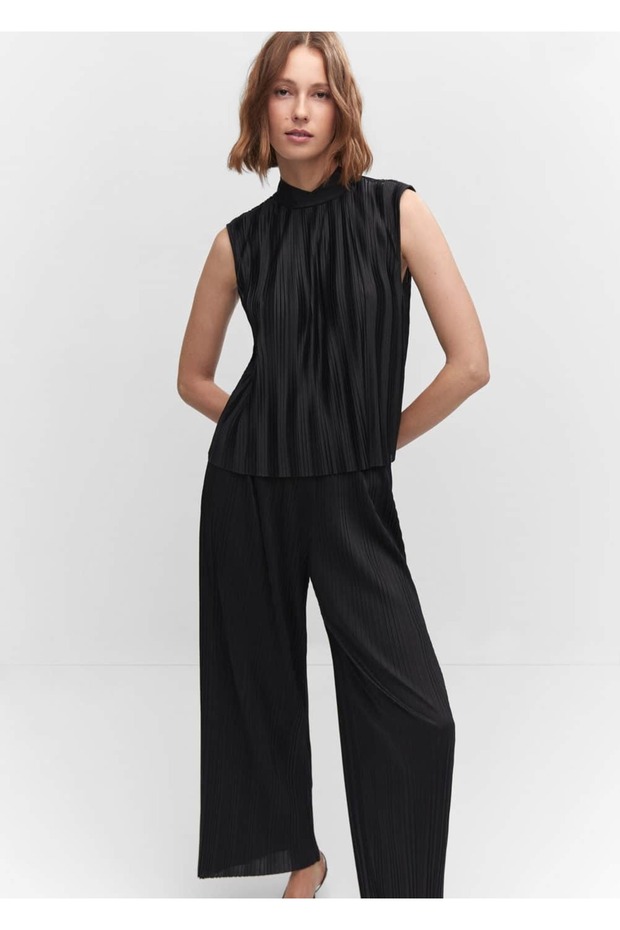 Pilili wideleg pantolon - 6