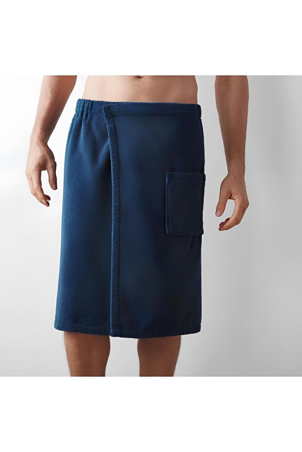 Cotton Hammam Sauna Skirt Velcro Beach Pool Towel Bathrobe