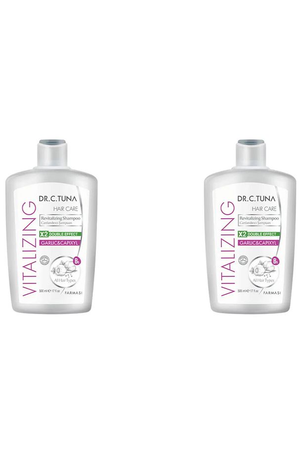 Dr. C.tuna Vitalizing Sarımsak & Capıxyl Koparak Dökülen Saçlar Için Şampuan 2 X Adet - 1