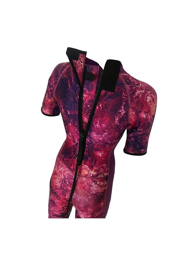 2mm Dreams Purple Kadın Shorty (KISA) Sörf, Scuba Tüplü Dalış Elbisesi Wetsuit - 6