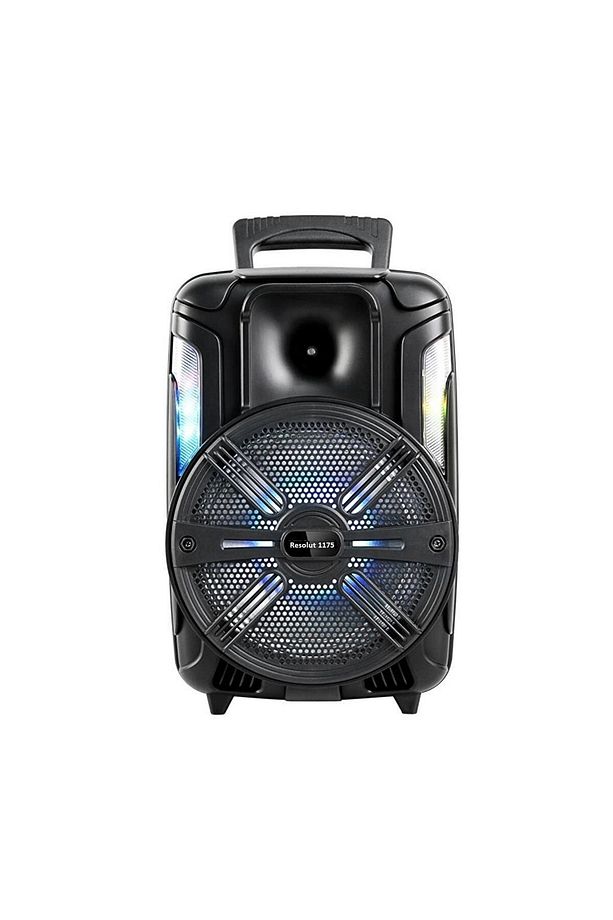 Ledli Bluetooth Parti Hoparlör Karaoke Mikrofonlu Uzaktan Kumandalı Ses Sistemi - 3