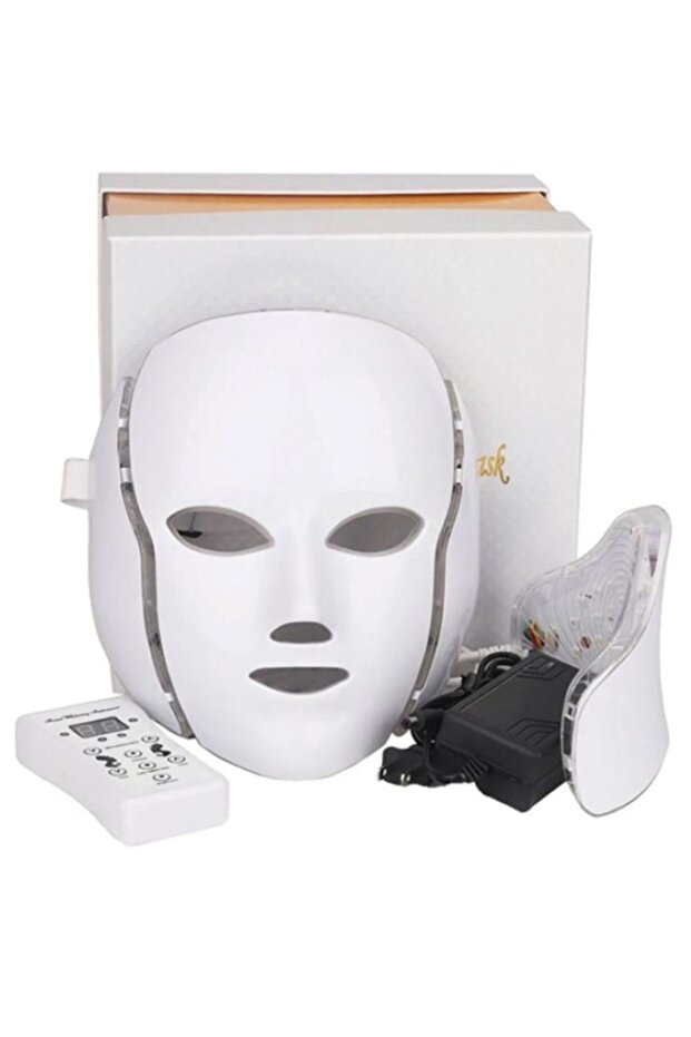 LED TERAPİ MASKESİ BOYUNLUKLU 7 RENK ERGONOMİK - 1