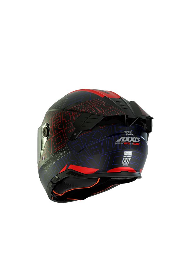 HAWK SV EVO CUBIK C4 MATT FLUOR ORANGE KAPALI KASK - 2