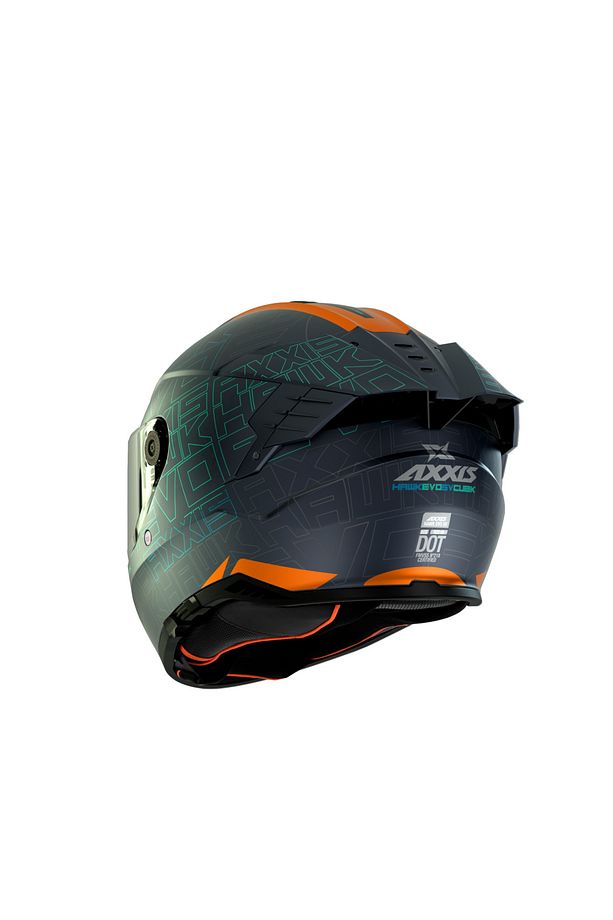 HAWK SV EVO IXIL C7 MATT BLUE MOTOSİKLET KASKI ECE 22.06 ve DOT - 2
