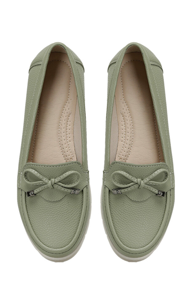 166015.Z4FX Yeşil Kadın Loafer - 4