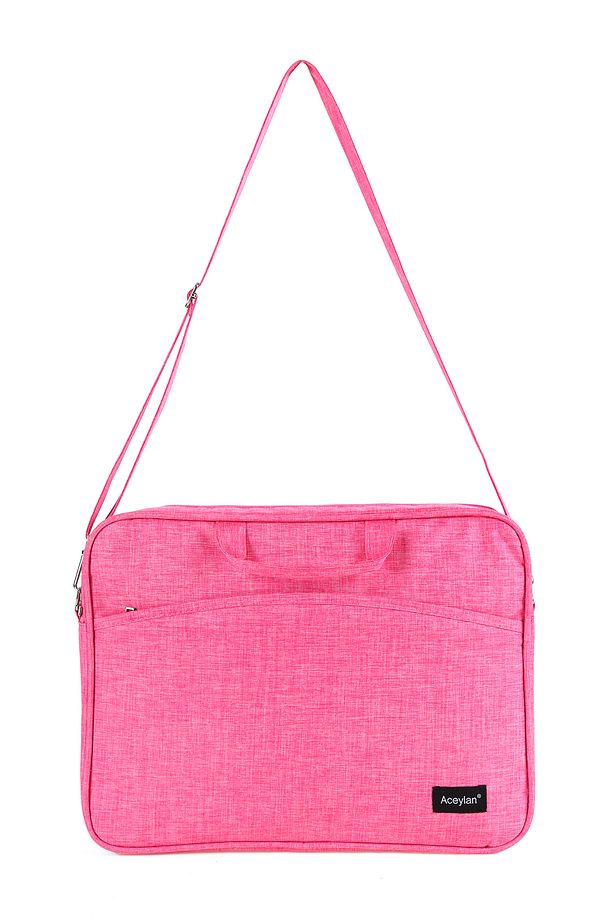 Pembe Laptop, Notebook Ve Evrak Çantası - 6