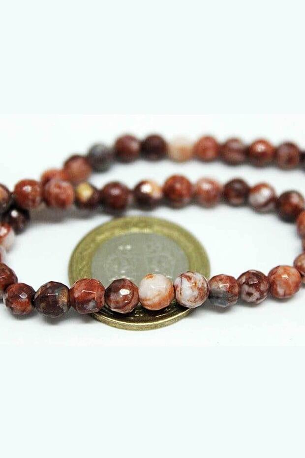 Jasper Stone Facet Cut 6mm/10 Pieces (9882-1)