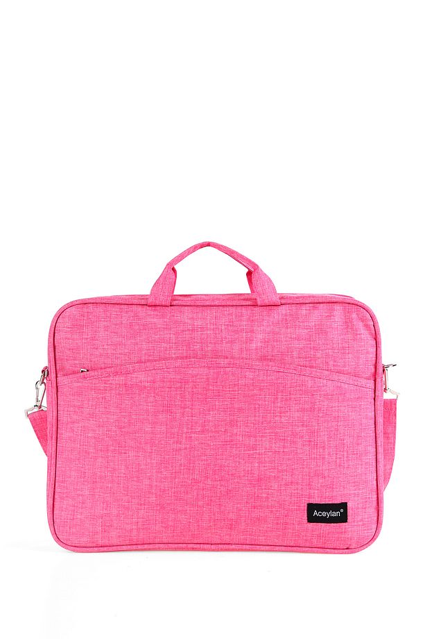 Pembe Laptop, Notebook Ve Evrak Çantası - 1