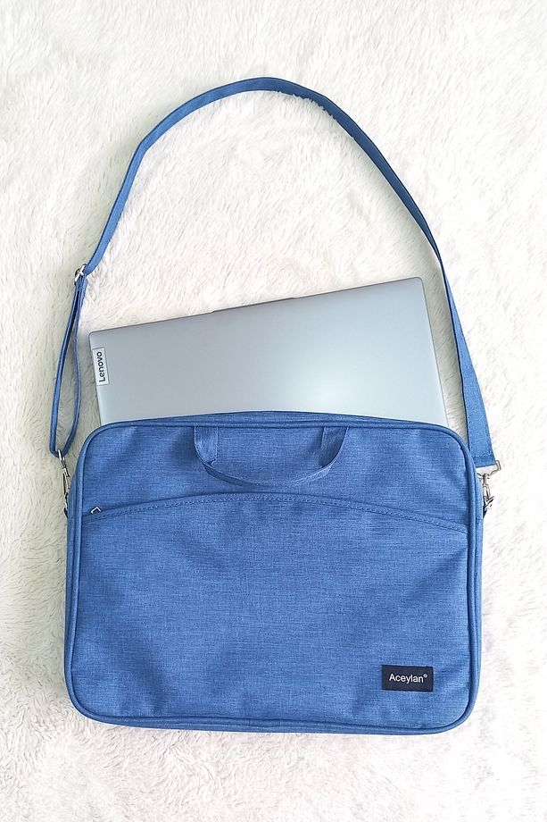 Kot Mavisi Laptop, Notebook Ve Evrak Çantası - 4