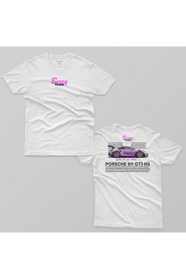Porsche 911 Gt3 Rs Berry Men's T-Shirt