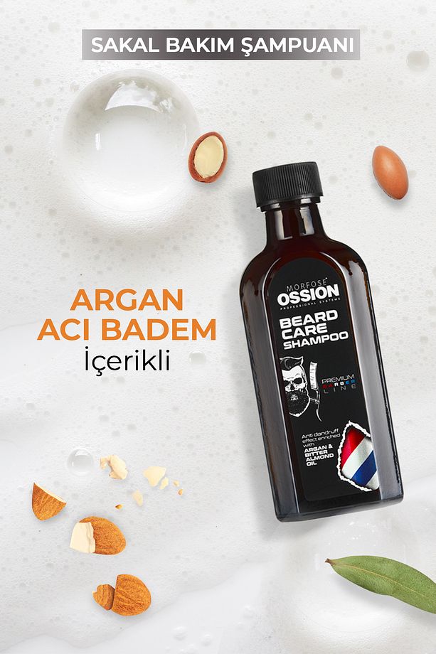 Ossion Premium Barber Line Sakal Bakım Şampuanı 100 ml - 4