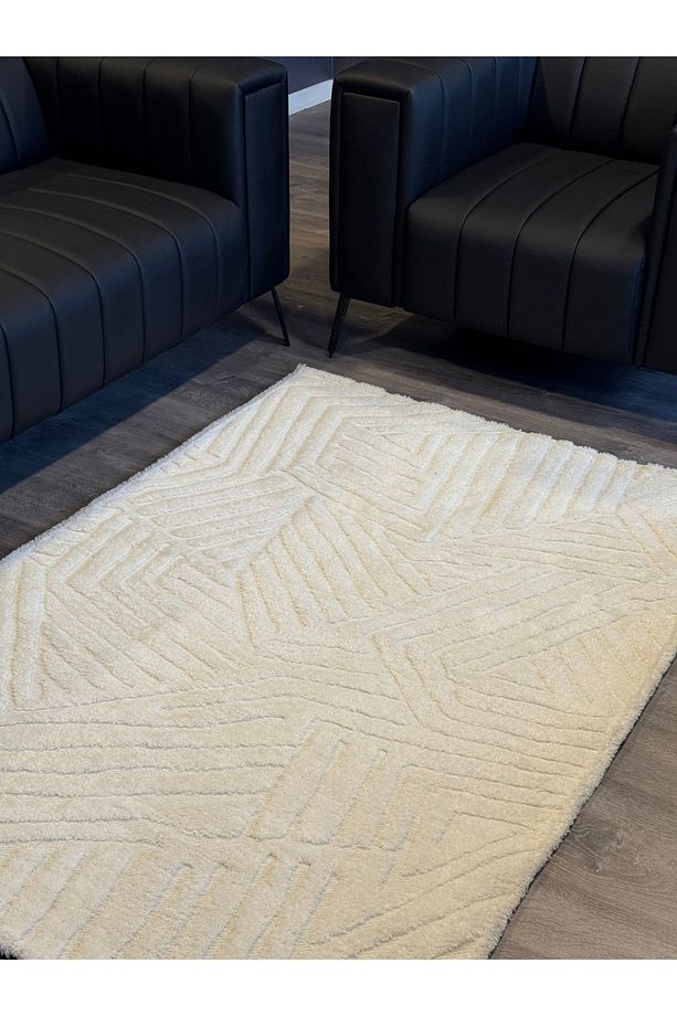 rubby RB21 açik cream makine dokuma iskandinav halı - 2