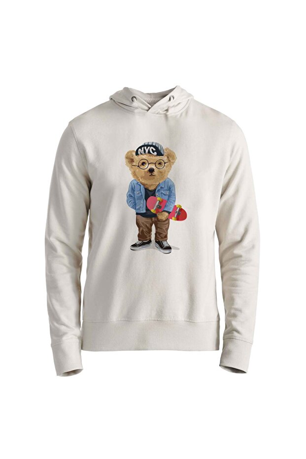 سويت شيرت Stay Cool Tedy Bear Ecru للأطفال