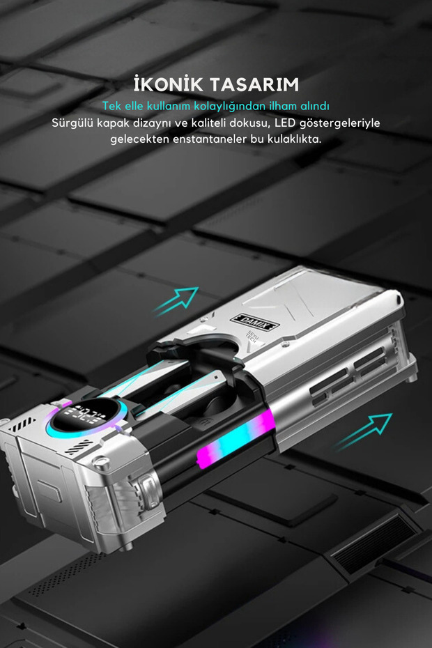 DX-08 Gaming Oyuncu Kulaklığı 3D Sound/ANC Ios Ve Android Tüm Telefonlara Uyumlu Bluetooth Kulaklık - 6