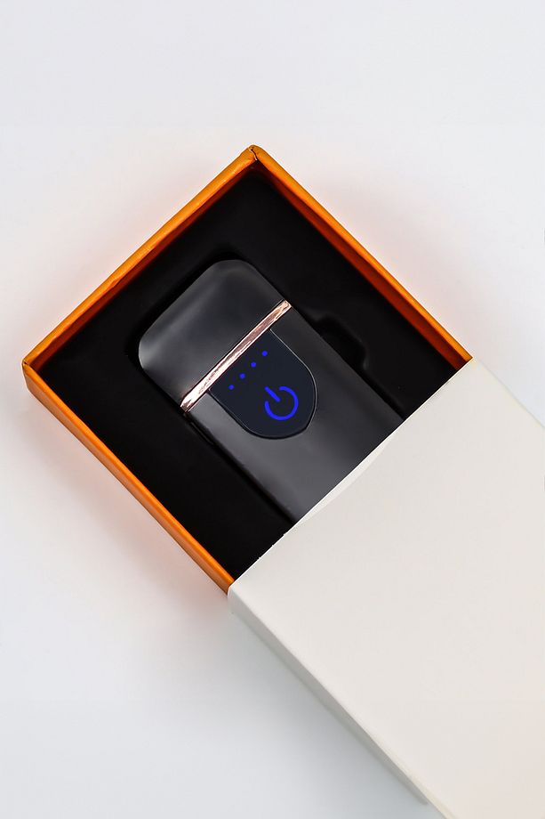 3'lü USB Şarjlı Dokunmatik Alevsiz Elektronik Çakmak - 3