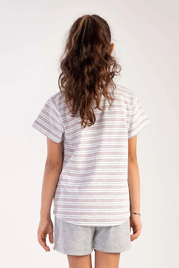 Kız Çocuk Kısa Kol Şortlu Pijama Takım
, 212548 - 4