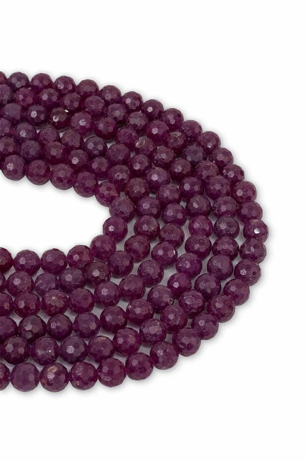 سلسلة حجر الياقوت 6 مم A - 1