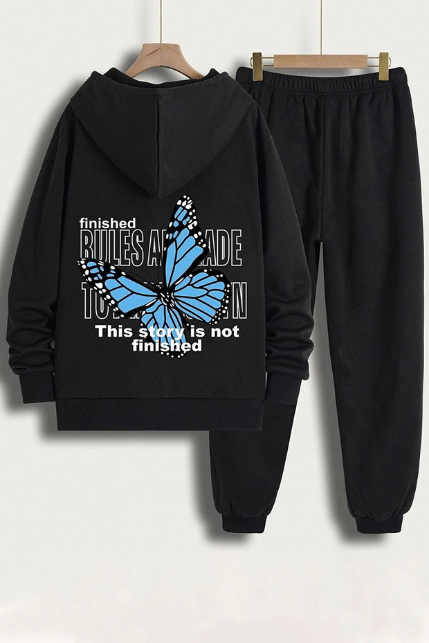 Costum cu model fluture - 1