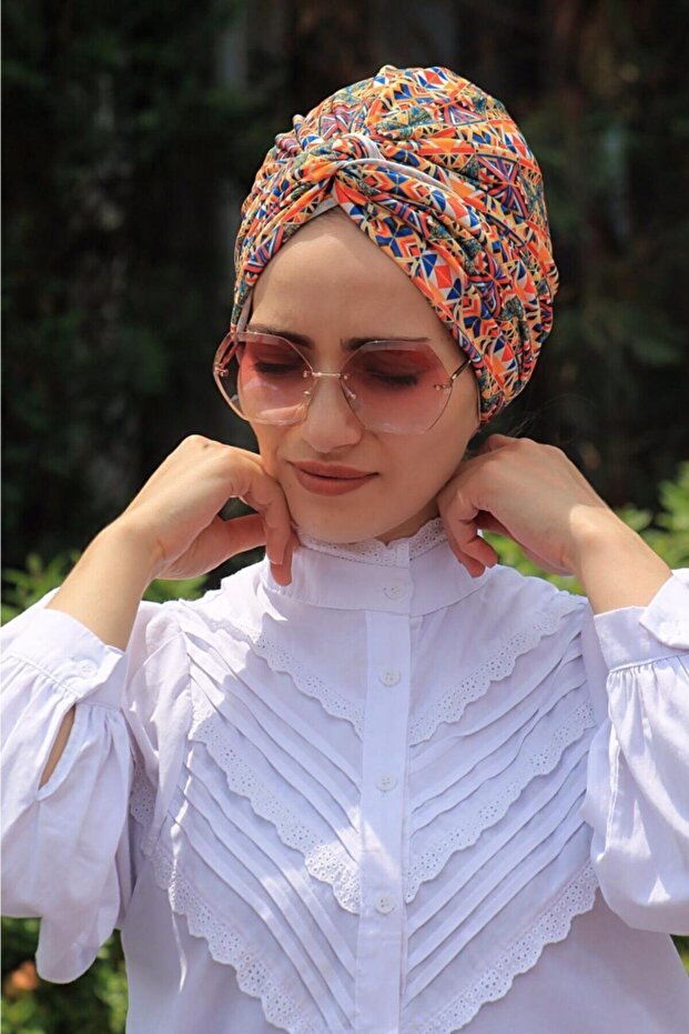 غطاء محشو منقوش (نموذج جاهز) نمط عرقي متقلب - 2