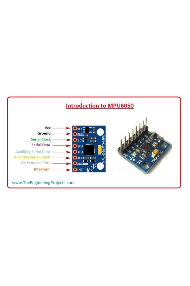 Mpu6050 Gyro Sensör (ivme Ve Açı Ölçer) - 2