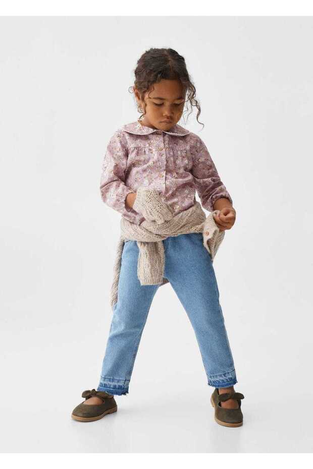 Çiçek desenli bluz - 2