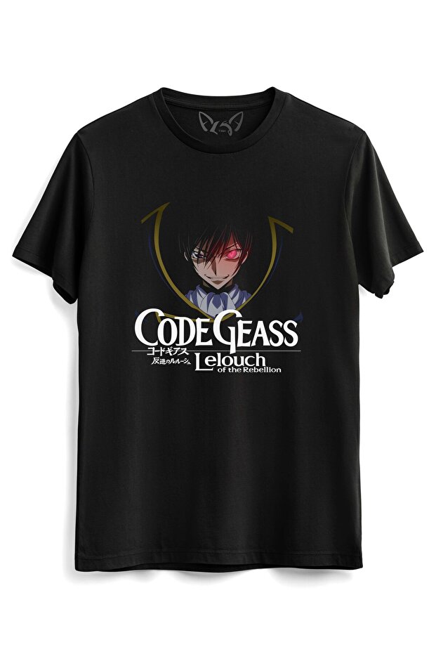تي شيرت أسود مطبوع للأطفال من Code Geass