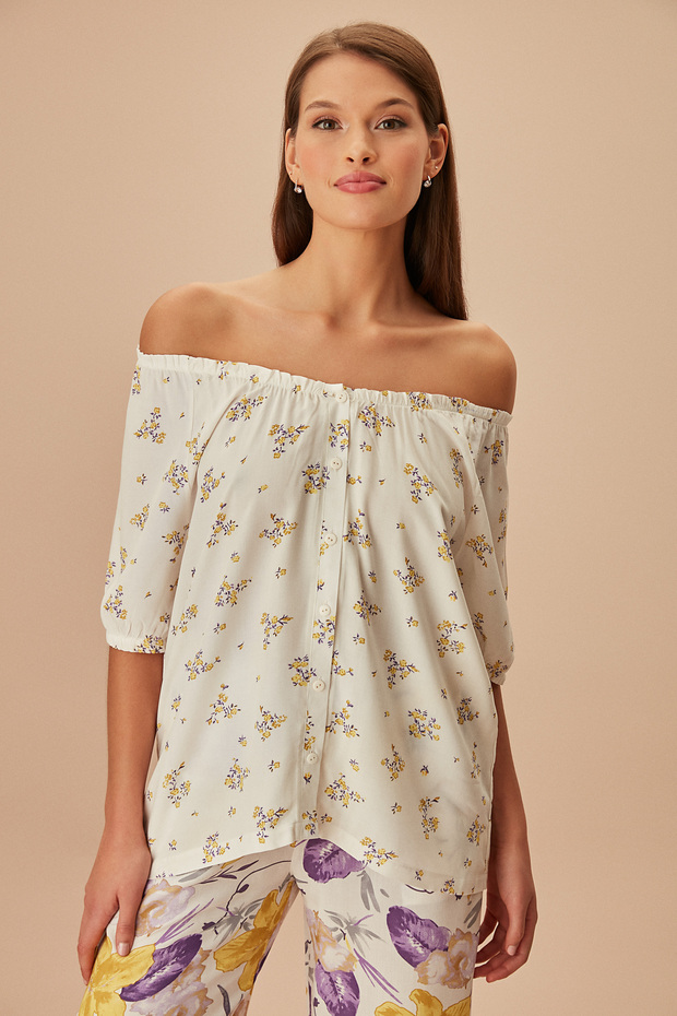 Lila Maskülen Pijama Takımı - 6