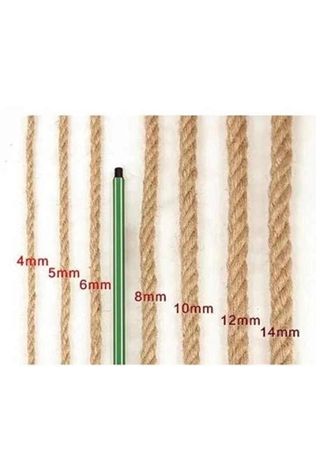 4 mm jüt halat 10 mt - 4