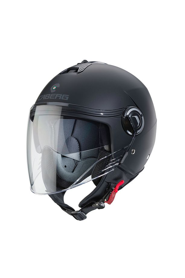 RIVIERA V4X MAT SİYAH YARIM KASK - 1