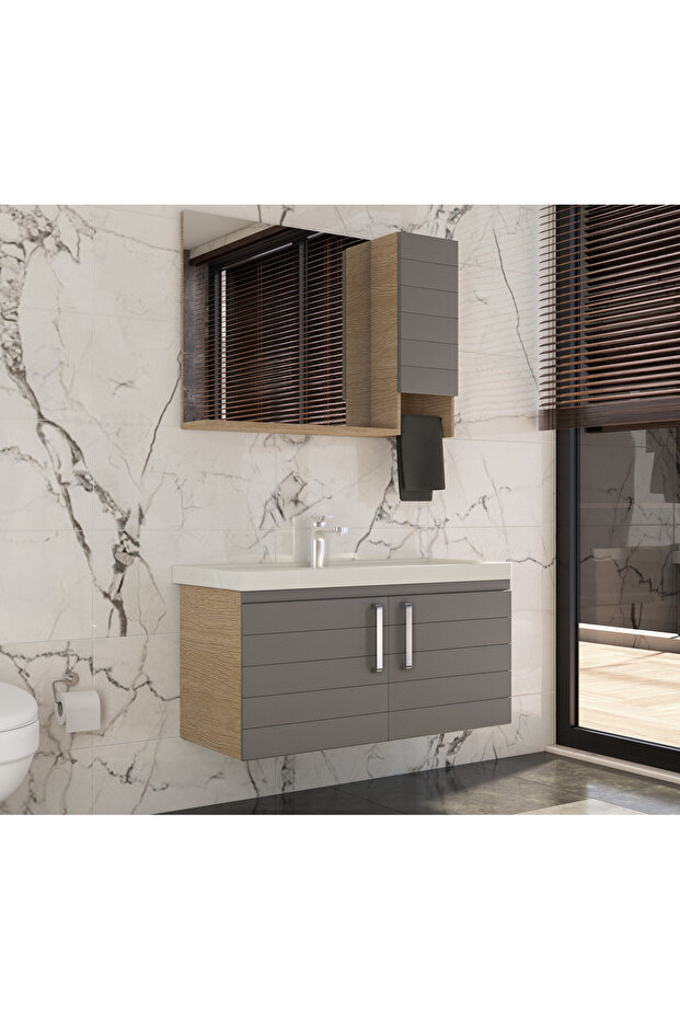 PEKİN 80 CM BANYO DOLABI