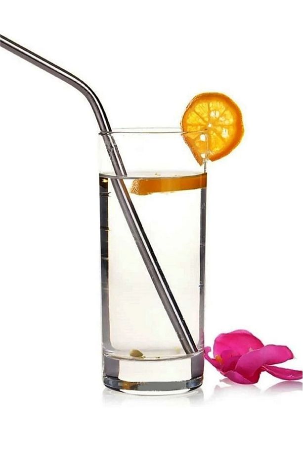 9 Parça Metal Pipet Seti Paslanmaz Çelik Pipet Ve Çubuk Pipet Temizleme Fırçası - 4