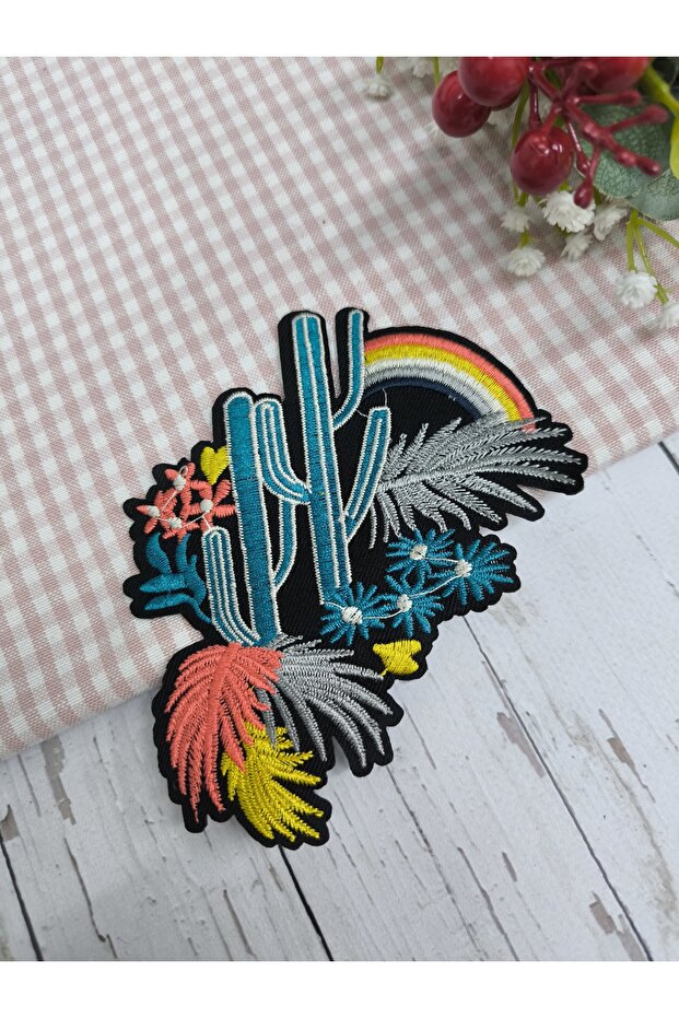 KAKTÜS APLİKE - 2 ADET - 1