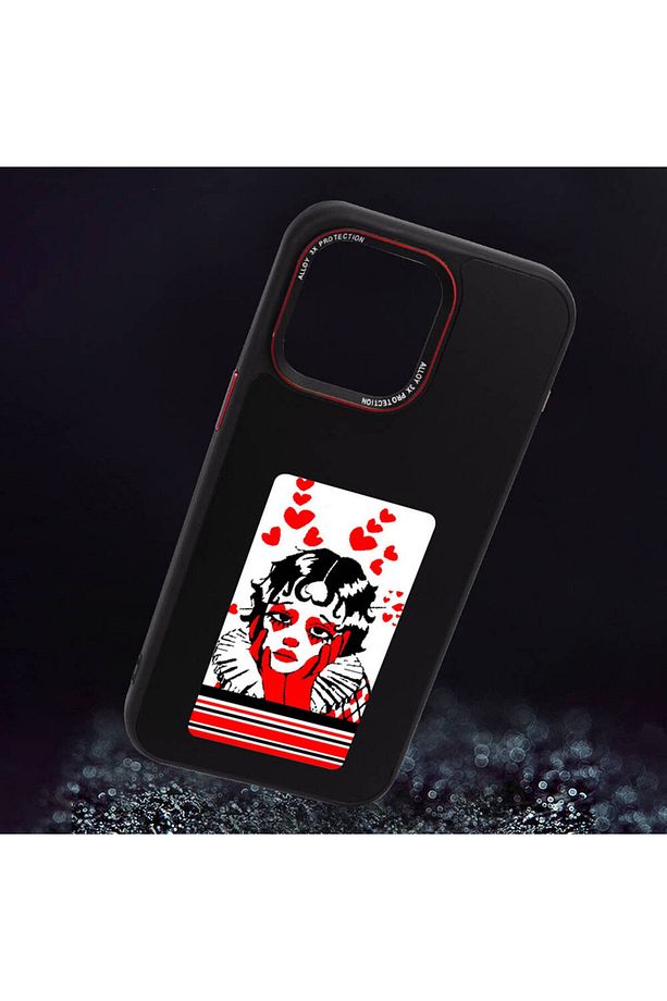 Apple iPhone 15 Pro Max Uyumlu Kılıf Kamera Çıkıntılı Ekranı Yansıtan Akıllı NFC Hassas Buton Kapak - 4
