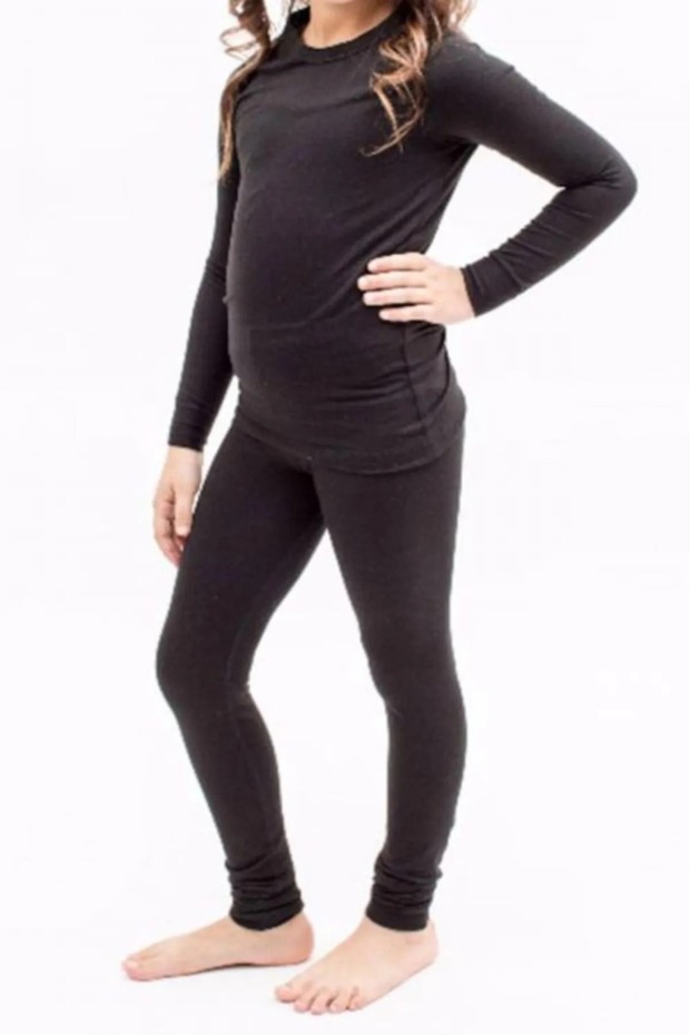 Girl's Thermal Top (Underwear) and Bottom (Leggings) Set
