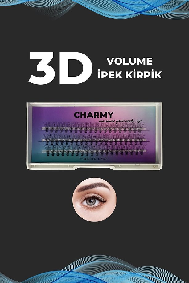 Ekspres 3d Volume Ipek Kirpik Charmy Mix Uzunluk - 1