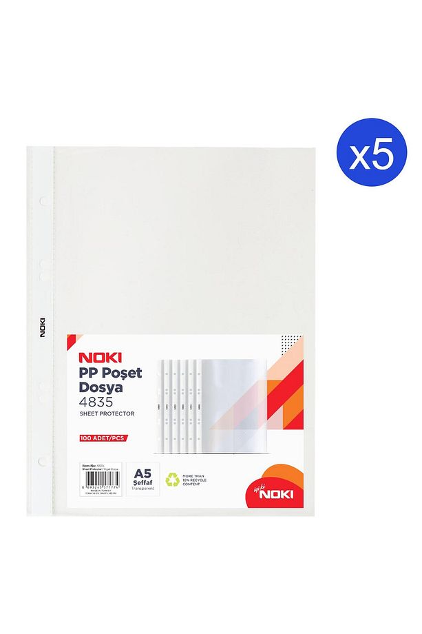 Poşet Dosya A5 100 Lü Paket(4835) 5 Adet - 1
