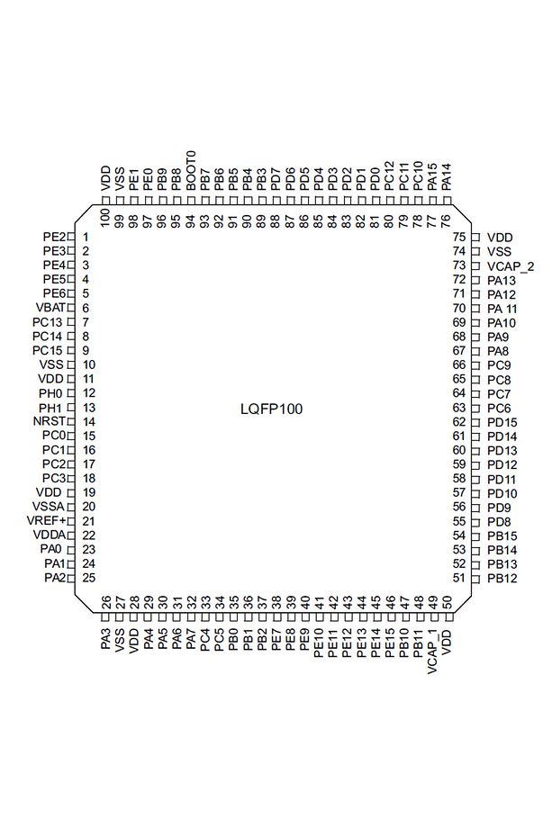 STM32F407VGT6 Microcontroller Lqfp100 Dsp Fpu Arm Cortex-M4 32 Bit Mcu 1 Mbyte Flash 168Mhz Cpu - 7