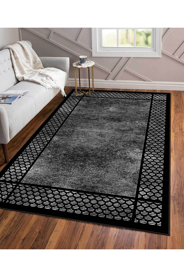 Modern Dijital Baskı Dört Mevsim Yıkanabilir Kaymaz Taban Salon Halısı Mutfak Halısı Yolluk - 2