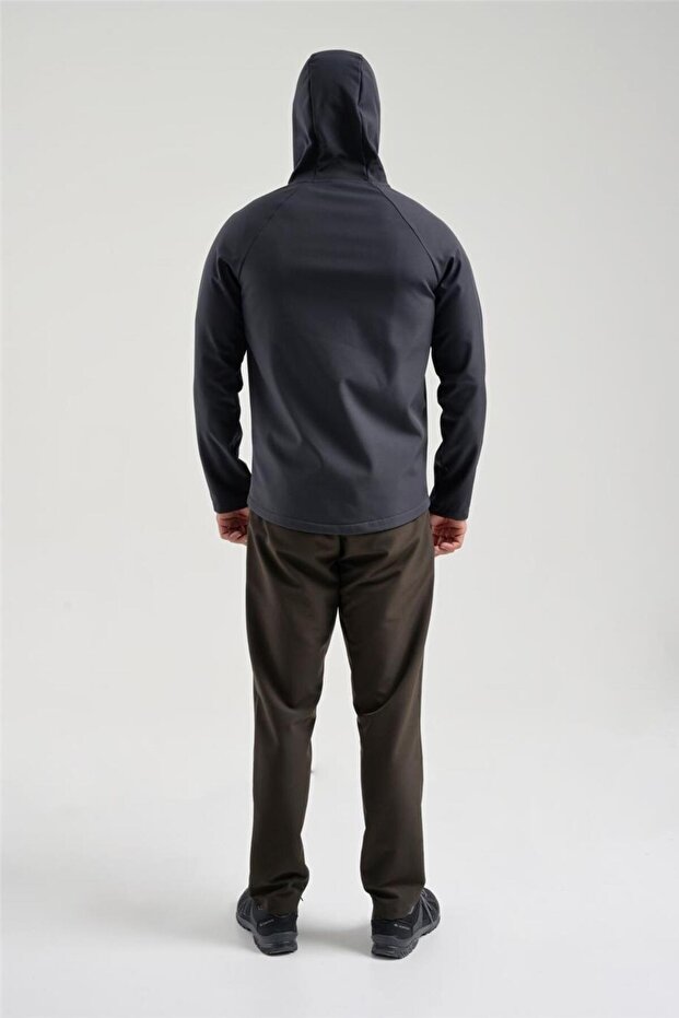 Erkek Antrasit Softshell Mont 2011120 - 6