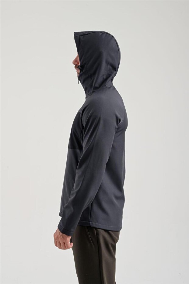 Erkek Antrasit Softshell Mont 2011120 - 5