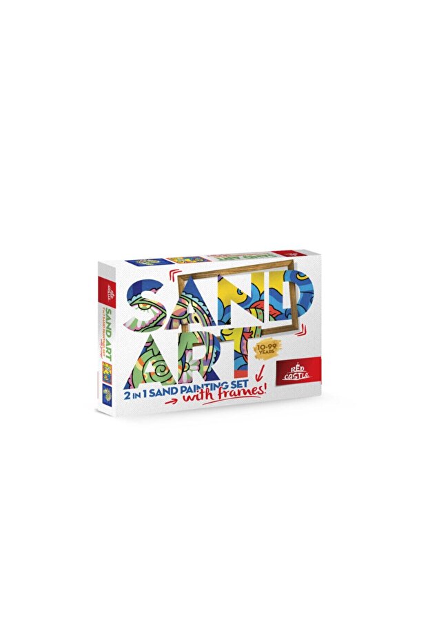 Sand Art Adult Sand Painting Activity Set (Red Castle_Ykf-03)