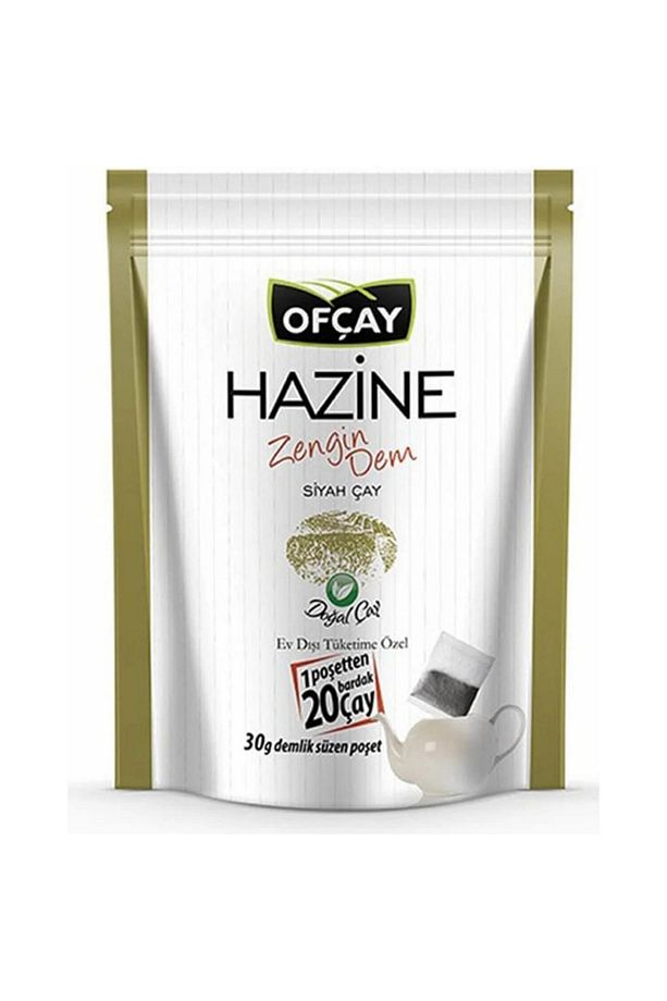 Hazine Zengindem Demlik Poşet Çay Doypack 30 G x 30'lu x 8 Adet (Koli) - 1
