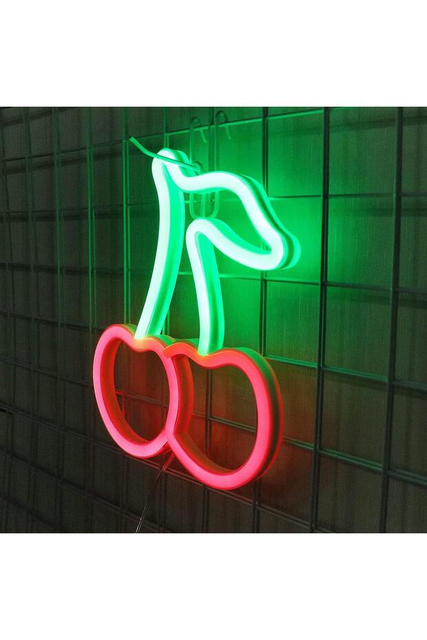 Kiraz Neon Duvar Dekoru - 3